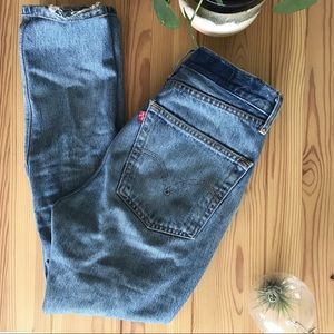 Re/Done High Rise Ankle Crop Levi’s Denim Jeans